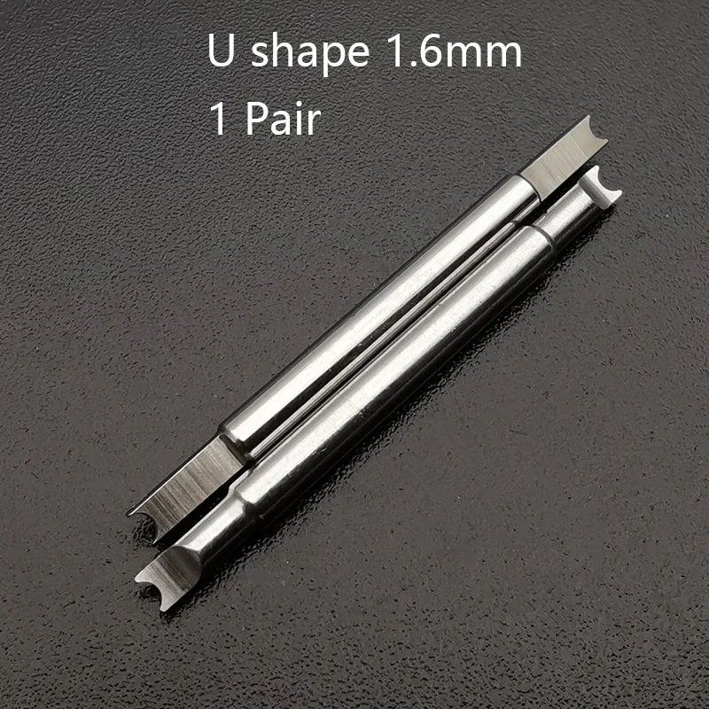 316L Stainless Steel Forks Pins For Bergeon 6825 Spring Bar Plier Tool