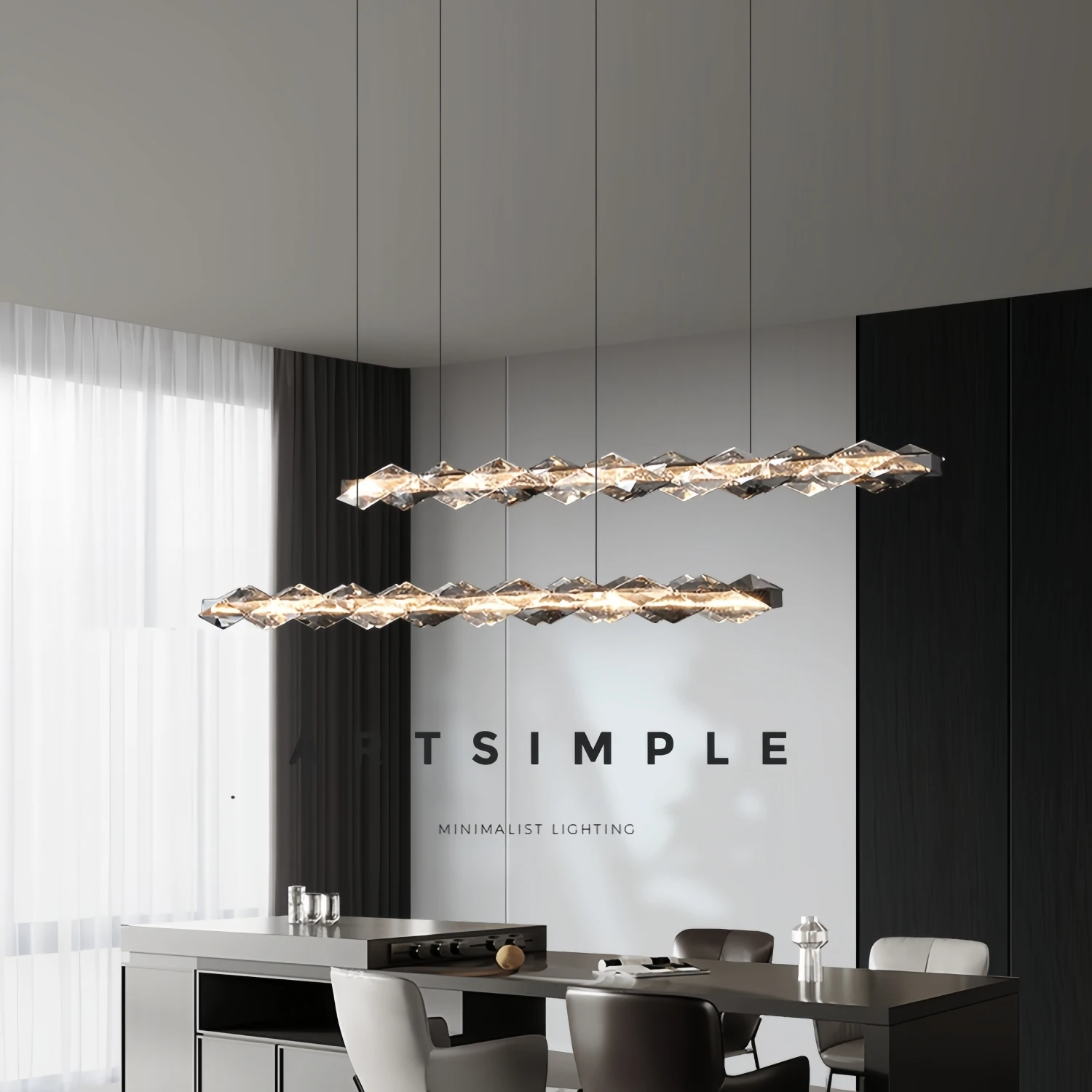 

Modern Luxury Crystal Chandelier Round Ring Pendant Light for Living Dining Room Bedroom LED Hanging Lamp Home Decor Lighting