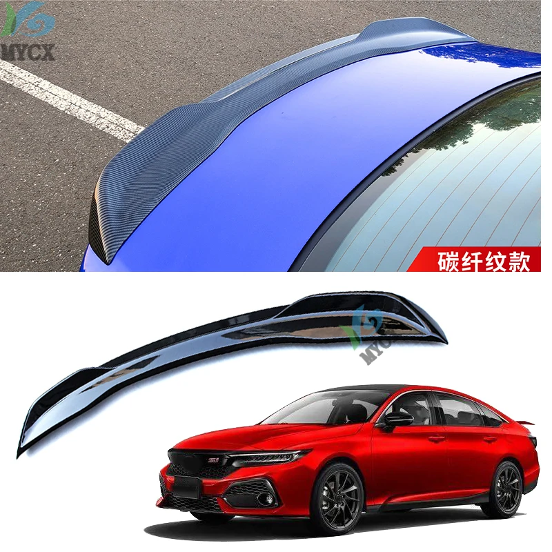 

For Honda Civic 11th 2022 New Design Rear Trunk Roof Wing Middle Spoiler ABS Material Dedicated Tail Modified Cat Lip Accessorie