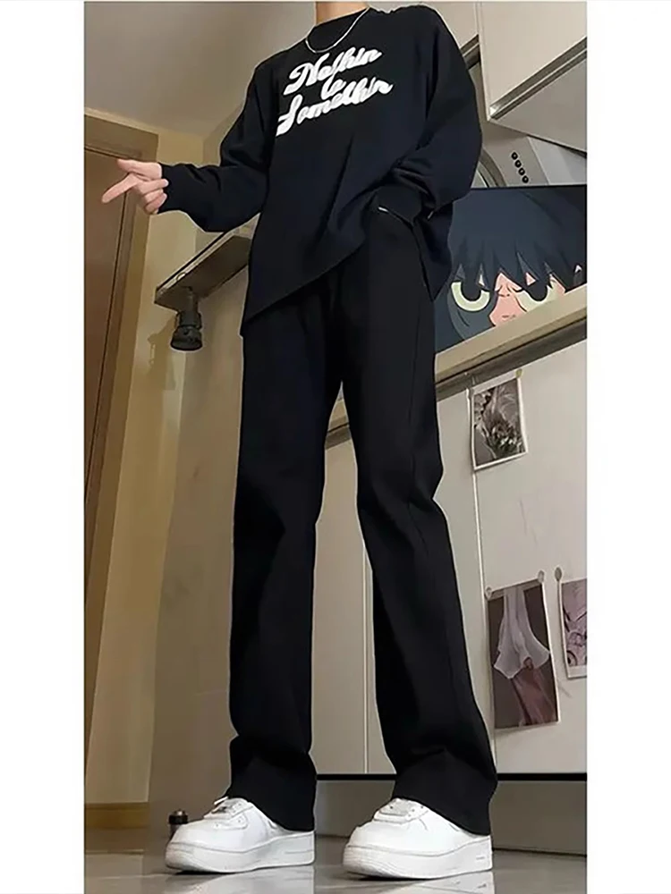 

Прямые джинсы Bla Bull Knife на подкладке для мужчин, зимняя одежда, молодежные длинные брюки Faion High Street CleanFit