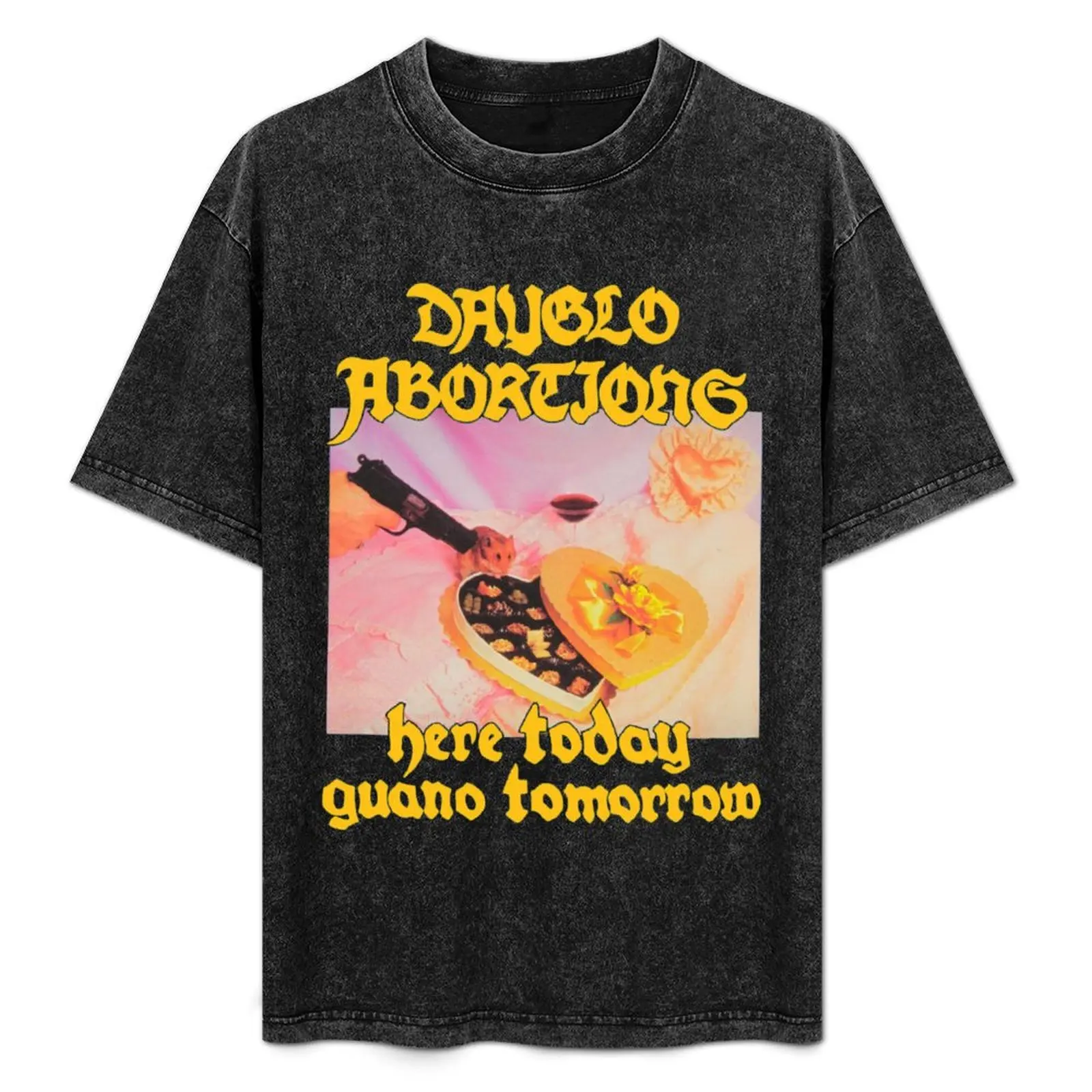 Camiseta Dayglo Abortions Here Today Guano Tomorrow, camiseta para vacaciones