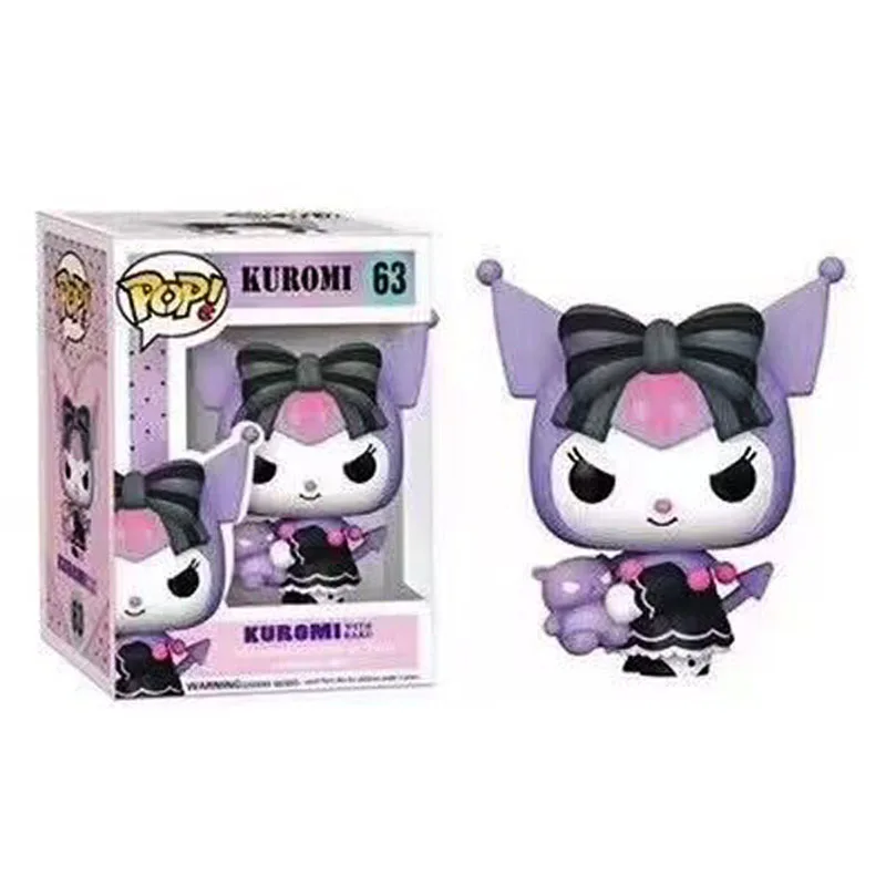 Sanrio Pop Actiefiguren Funko Model Anime Hello Kitty Kuromi Desktop Decoratie Leuke Gk Figuren Model Speelgoed Kid Kerstcadeau