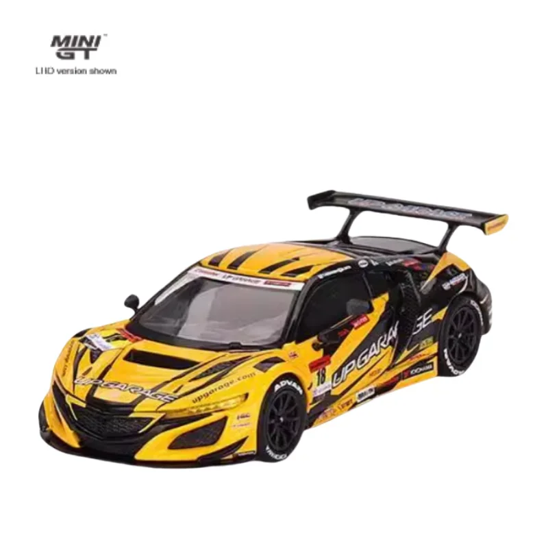 1/64 هوندا NSX GT3 رقم. 692 نموذج سيارة محاكاة سبيكة، مجموعة من الألعاب الزخرفية للأطفال، هدايا العيد للأطفال.