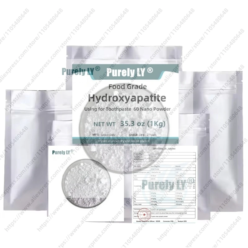 

НОМЕР 071, 50г-1000г, пищевой, для зубной пасты, 100% чистый гидроксиапатит, нанопорошок 60 нм, бесплатная доставка [Новинка]