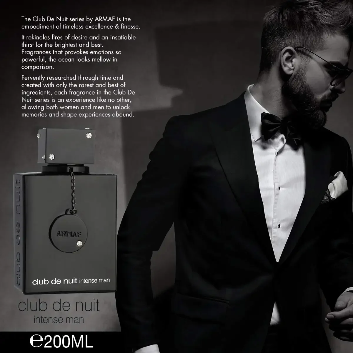 Club De Nuit Intense (إصدار محدود) من كولونيا أرماف للرجال عطر نقي 3.6 أونصة جديد في الصندوق