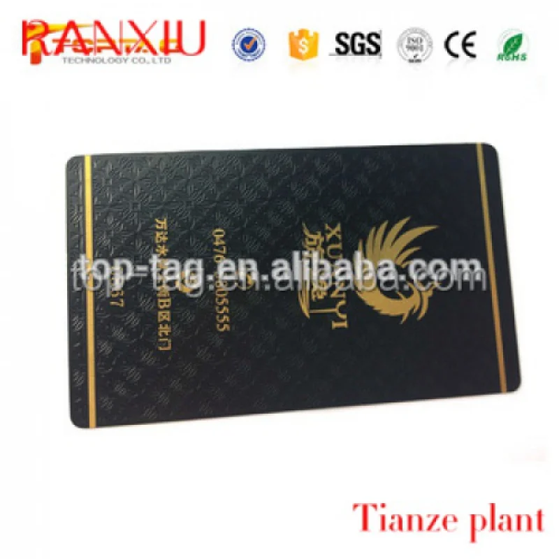 Gold laser cut etal Busins Card ith agnet sp