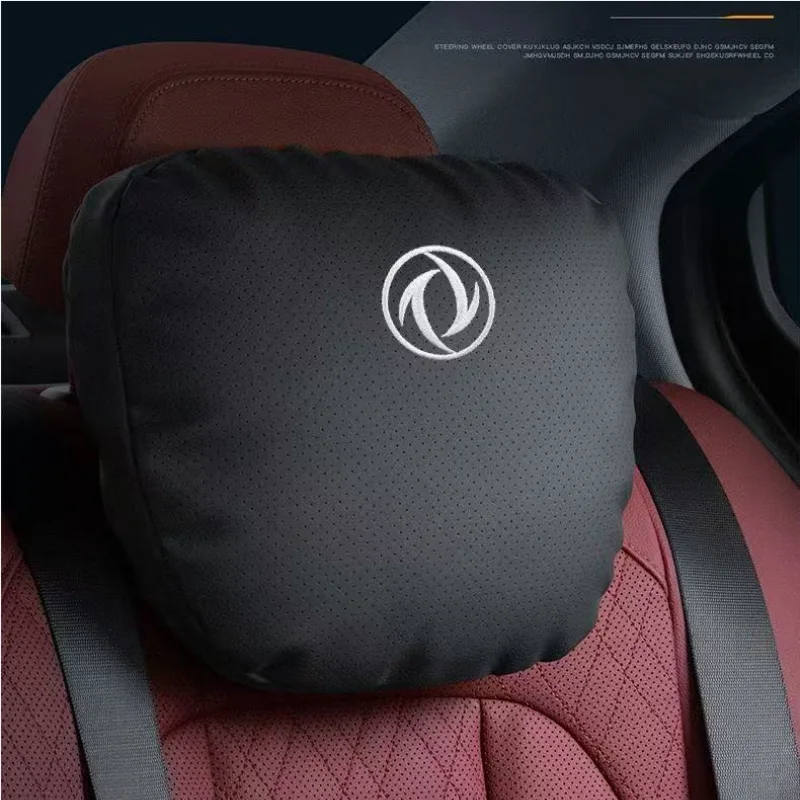 Embroidery Car Headrest Lumbar Cushion Neck Pillow for Dongfeng DFSK 500 IX5 IX7 Fengon 500 560 E5 Ix5 Ix7 Interior Accessory