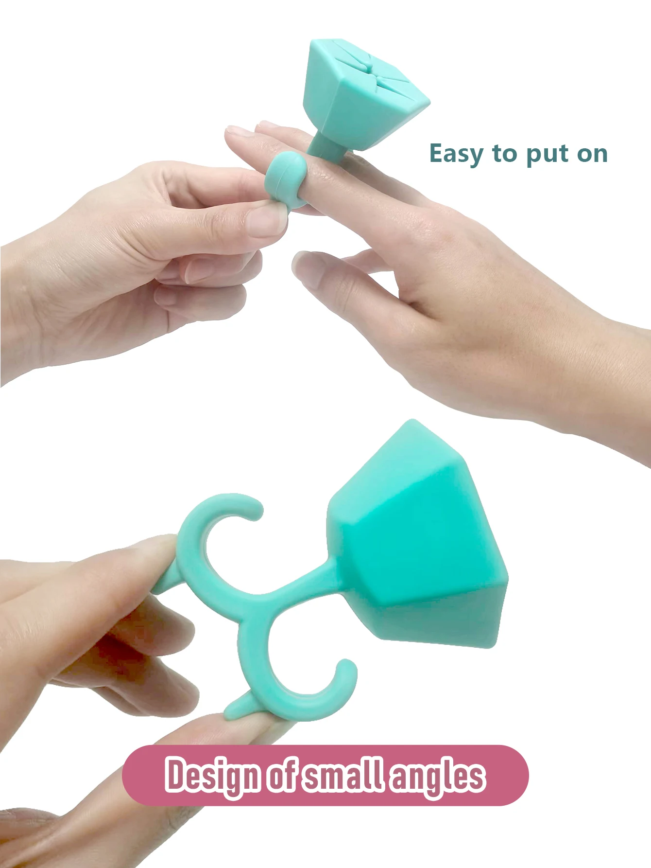 Debris Collector, Paper - Cutting and Handicraft Tool, Nail Polish Bottle Holder, Silicone Product, Hexagonal Storage Box