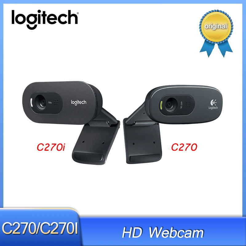 Logitech C270/C270i HD Video 720P Web Built-in Micphone USB2.0 Computer Camera USB 2.0 logitech Webcam 100% Original New