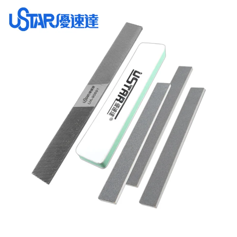 USTAR UA90691 Military Mecha GK Model Special Cutting And Polishing Set  Metal File Hobby Grinding Tools