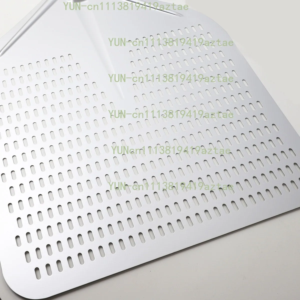 2026 18 Inch - 20 Inch Square Perforated Aluminum Shovel Super Large Pizza Turning Peel With Detachable Long Handle Pizza Pan