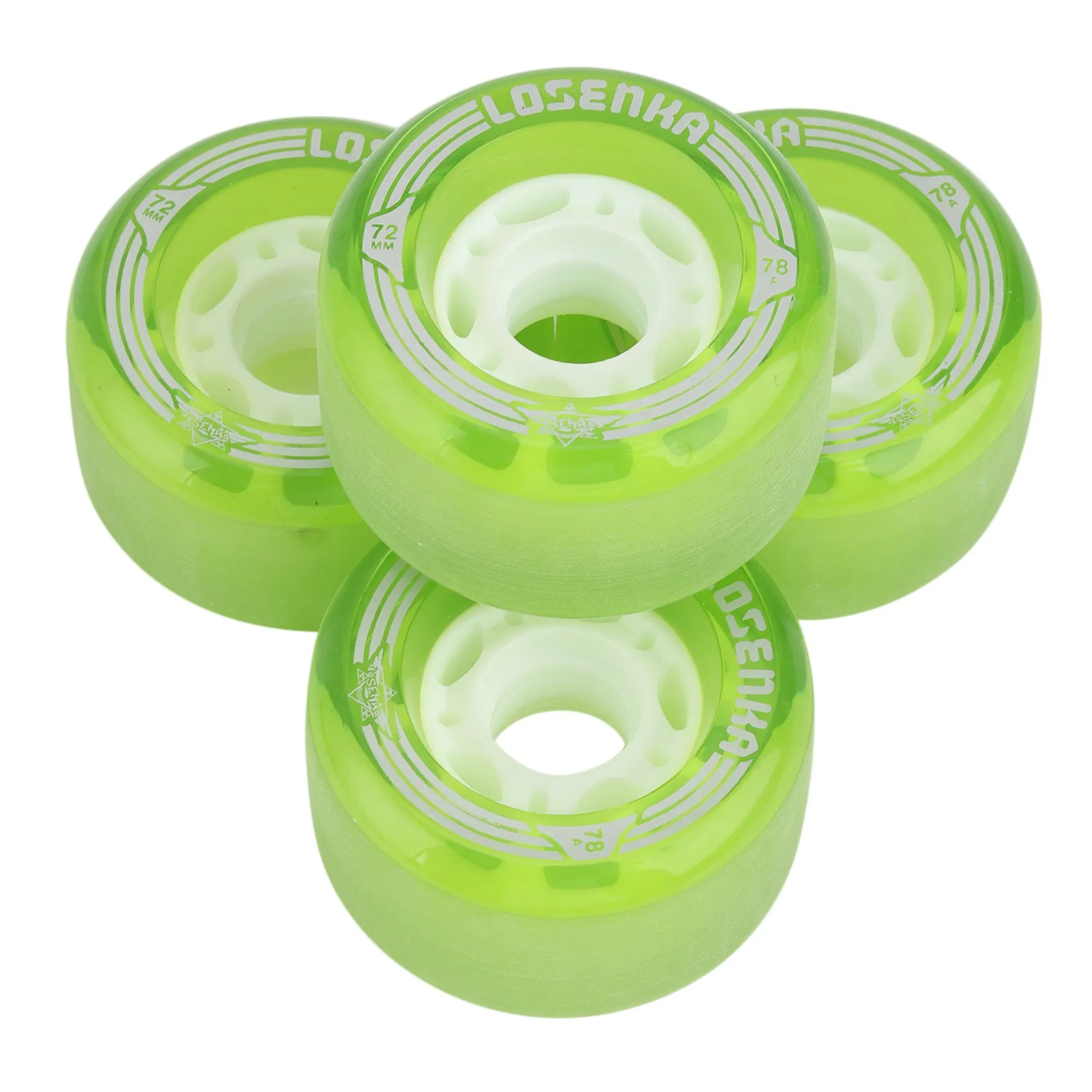 LOSENKA Frosted Surface Skate Board Wheel with 70Mm Diameter Skateboard Rodas 82A Long Drift Board Accessories,4Pcs