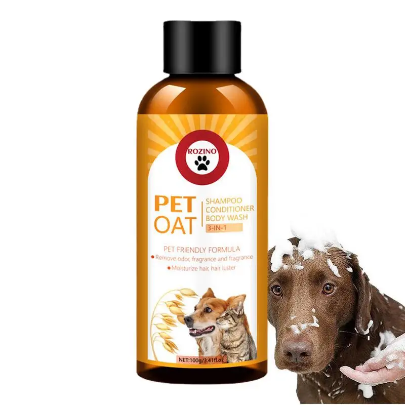 Dog Wash and Conditioner 3 in 1 Pet Body Wash Shampoo Refreshing Texture Pet Cleaning Tool for Dogs Cats Rabbits