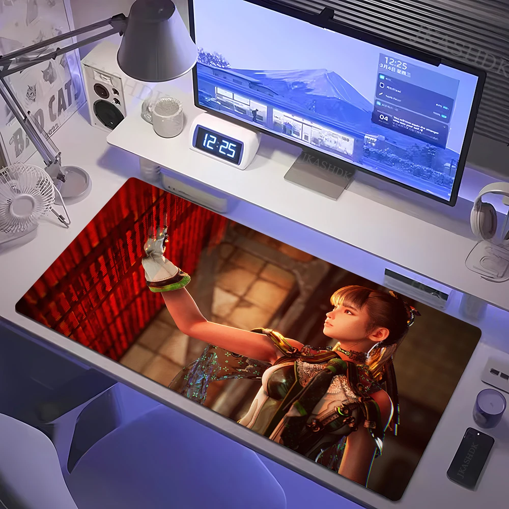 Anime Girl Table Mat Non-Slip Laptop S-Stellar B-Blade Keyboard Extended Mousepad Kawaii PC Mouse Pad Rubber Non-slip Big Carpet