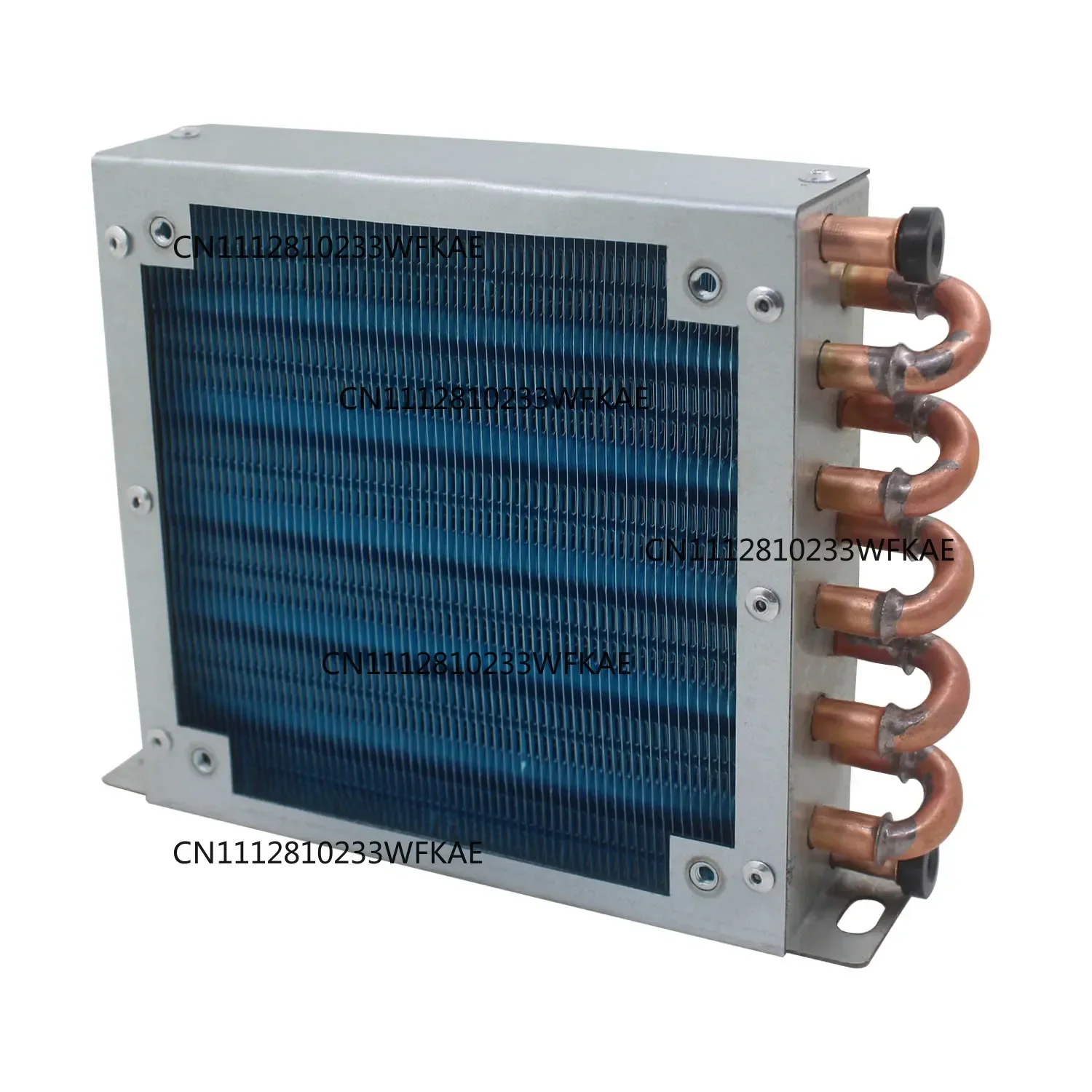 Small Shell Condenser Radiator Refrigerator Freezer Water-Cooled Aluminum Fin and Copper Tube Heat Exchanger with Fan Air-Cooled