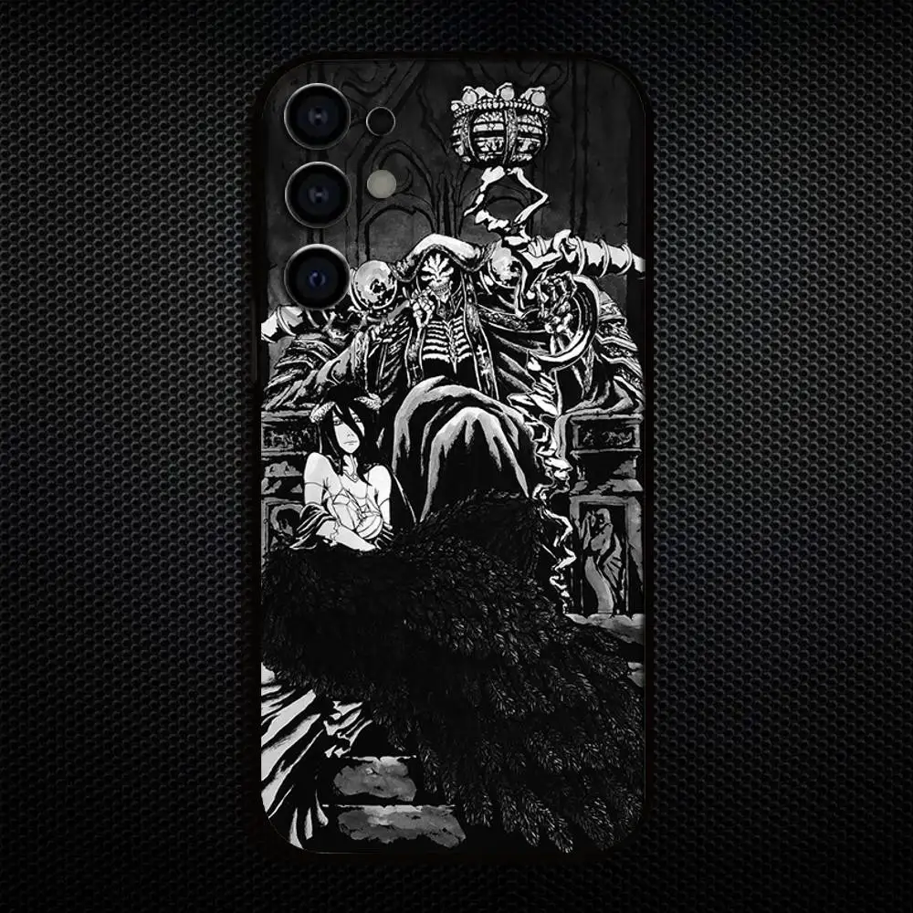 T-De O-Overlord Telefoon Case Voor Samsung S25,S24,S21,S22,S23,S30,Ultra,S20,Plus,Fe,Lite,Note,10,9,5G Zwarte Cover