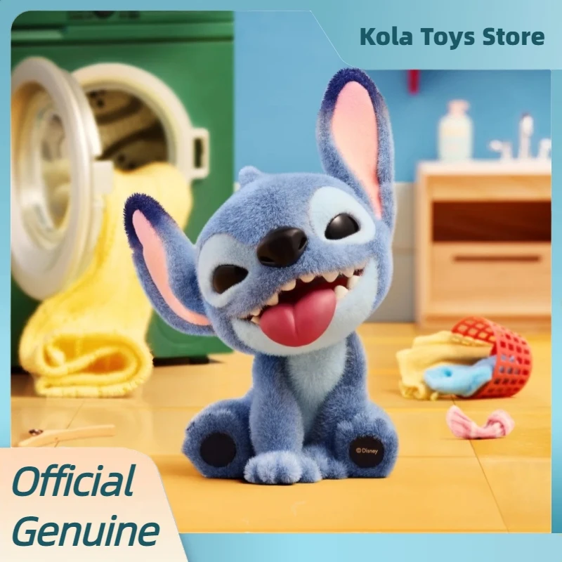 Genuino Stitch Ohana significa Serie di famiglie Scatola misteriosa Figurine carine Ornamenti Giocattoli Bambole Stitch Blind Box Anime Figure Regali