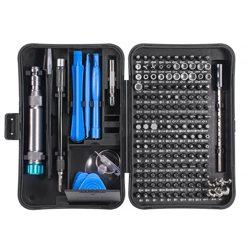 Precision Screwdriver Set 170 in 1 S2 Magnetic Torx Screw Bits Kit Computer Mobile Phone Disassembly Repair Household Hand Tools