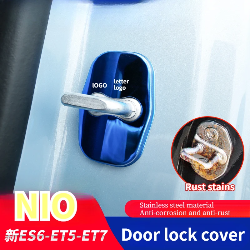 Couvercle de serrure de porte de voiture spécial, accessoires de couverture, intérieur modifié, nouveau, NIO, ES6EC6ET5, 5T, et7