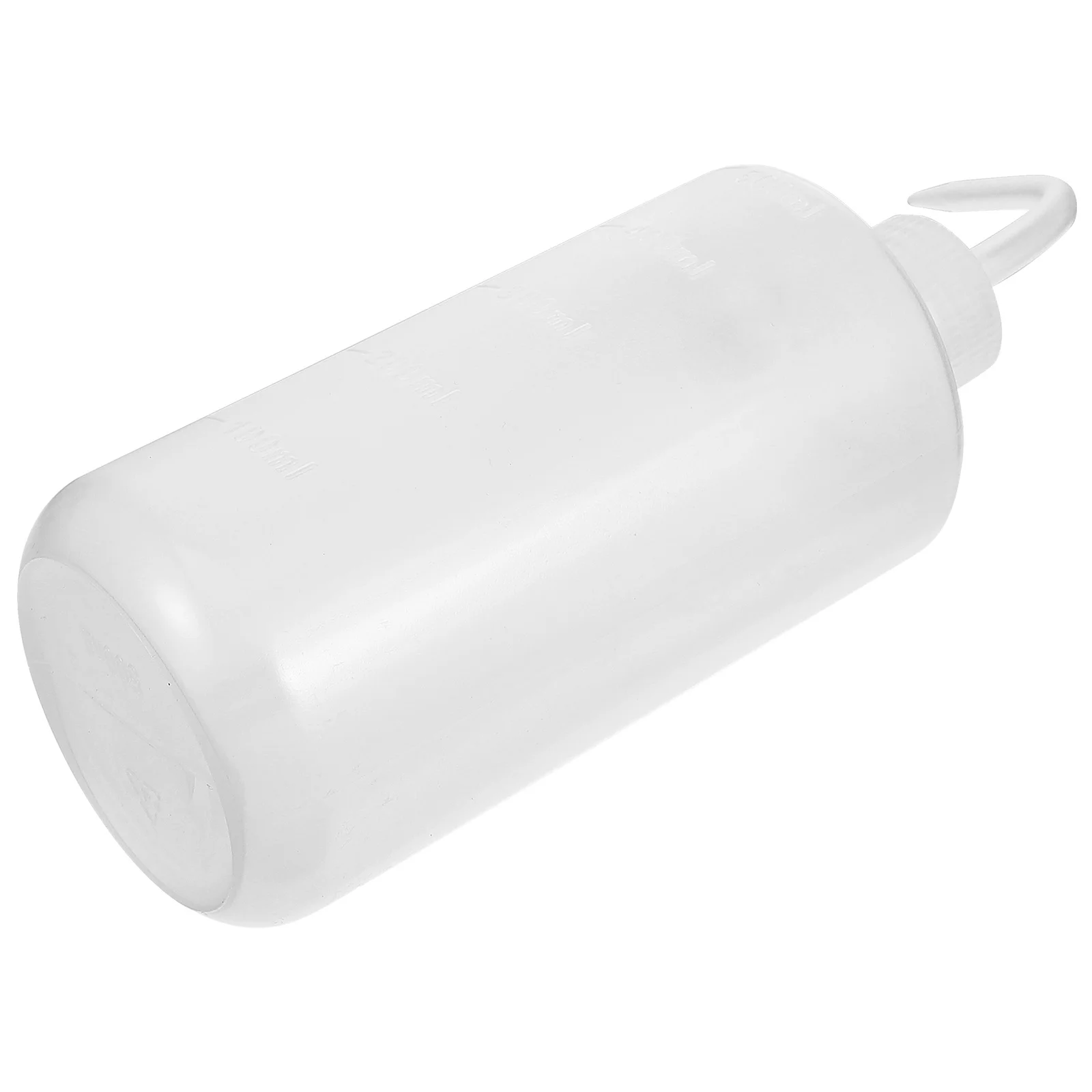 

1Pcs Plastic Empty Wash Bottle with Scale Transparent Liquid Bottle for Hairdressing Refillable Shampoo Lotion