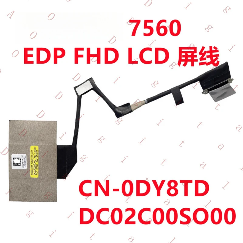 

Кабель для ЖК-экрана EDP FHD для ноутбука DELL Precision 7560 DC02C00SO00 CN-0DY8TD