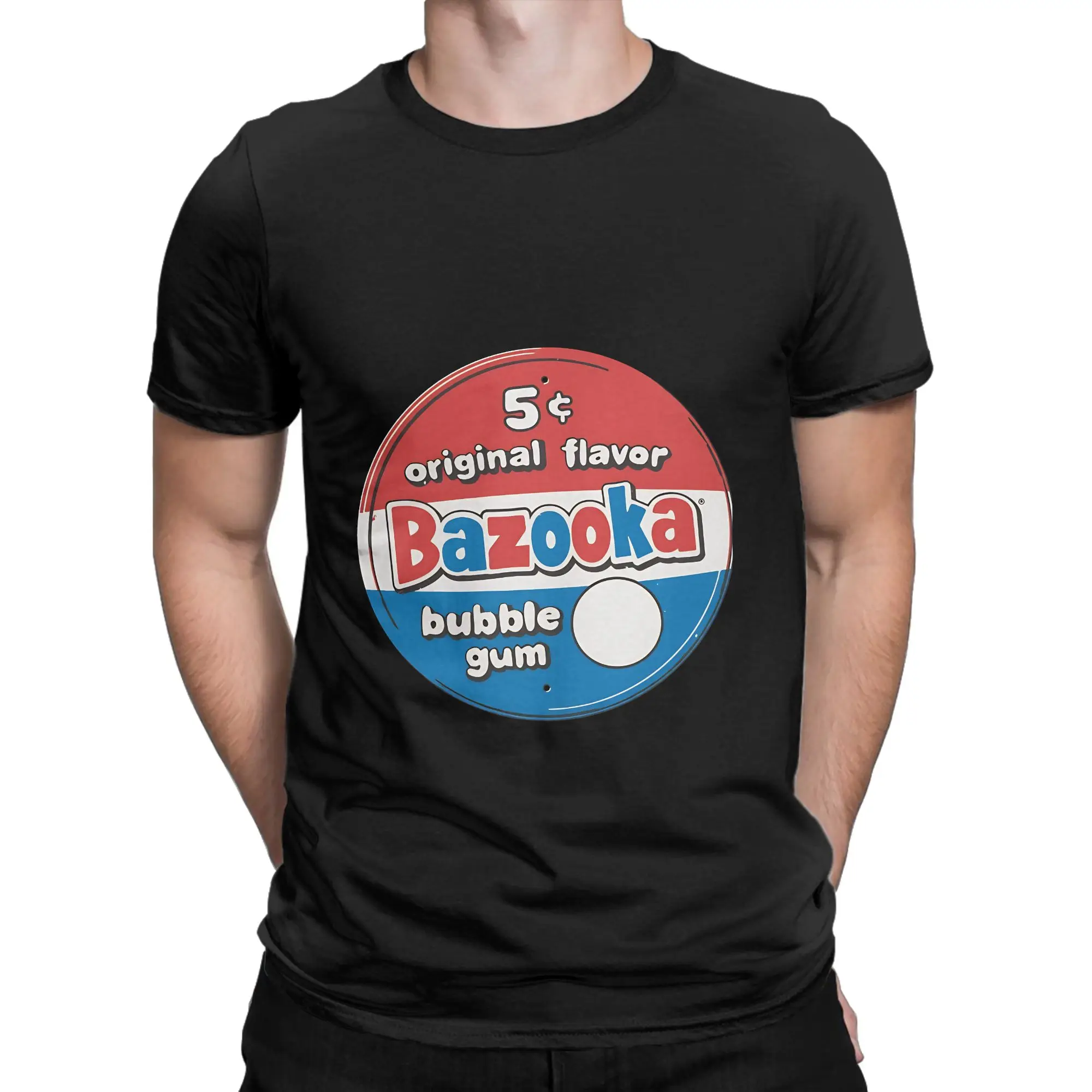 Bubble Gum Novelty 100% Cotton T-Shirt bBazooka bubble gum Tops Tees For Men
