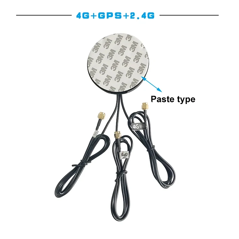 4G + WiFi + GPS Antenna GSM LTE 2.4Ghz Three In One Combine Antenna SMA male Outdoor Waterproof High Gain Antenna 1m 3m