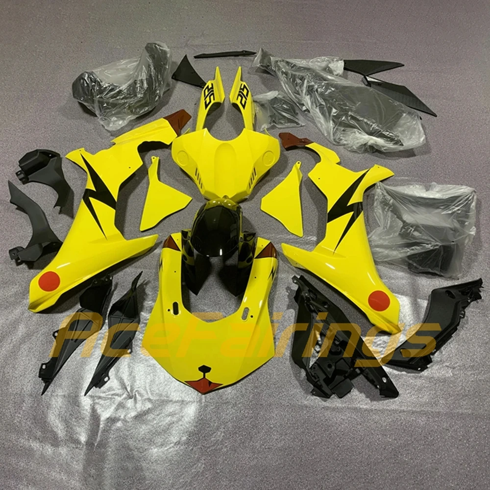 

Cool Fairing Kit 2015-2019 YZF R1 Full Motorcycle Fairings High Quality ABS Plastic for 15-19 Yamaha YZFR1
