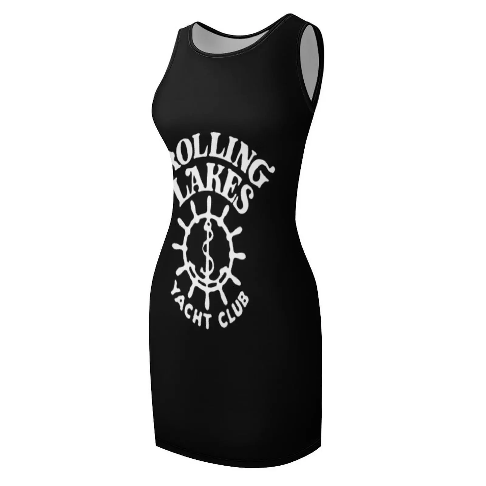 เสื้อยืดแคดดี้แชค Rolling Lakes เสื้อยืดแคดดี้แชค_โดยที สไตล์ลี่_เดรสแขนกุด ชุดเดรสผ้าพันแผล