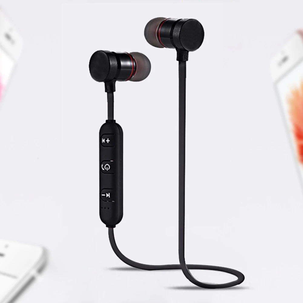 

Magnetic Wireless Sports Earphones Advanced Wireless Magnetic Neckband Headphones For Sports, Running, In Ear Stereo Sound