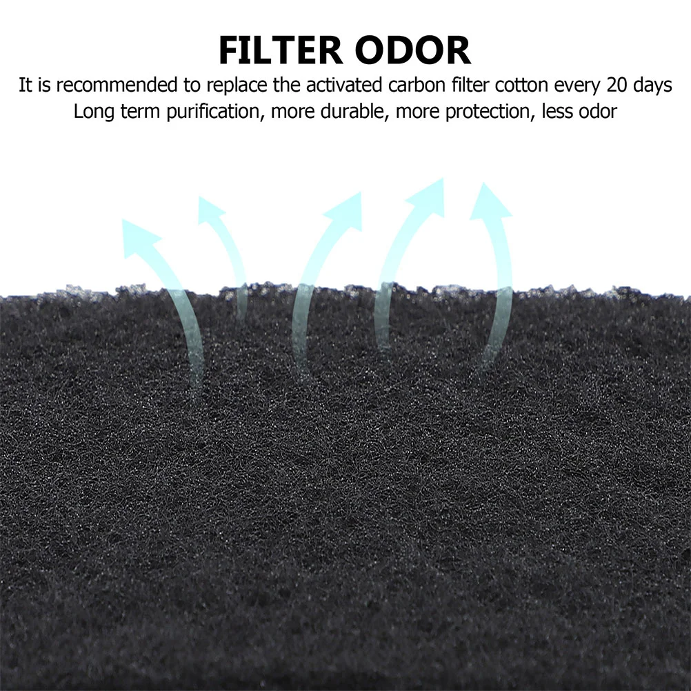 9 Pcs Cat Litter Activated Carbon Filters Deodorant Tablets Kitten Pan Charcoal Mat Supplies Air