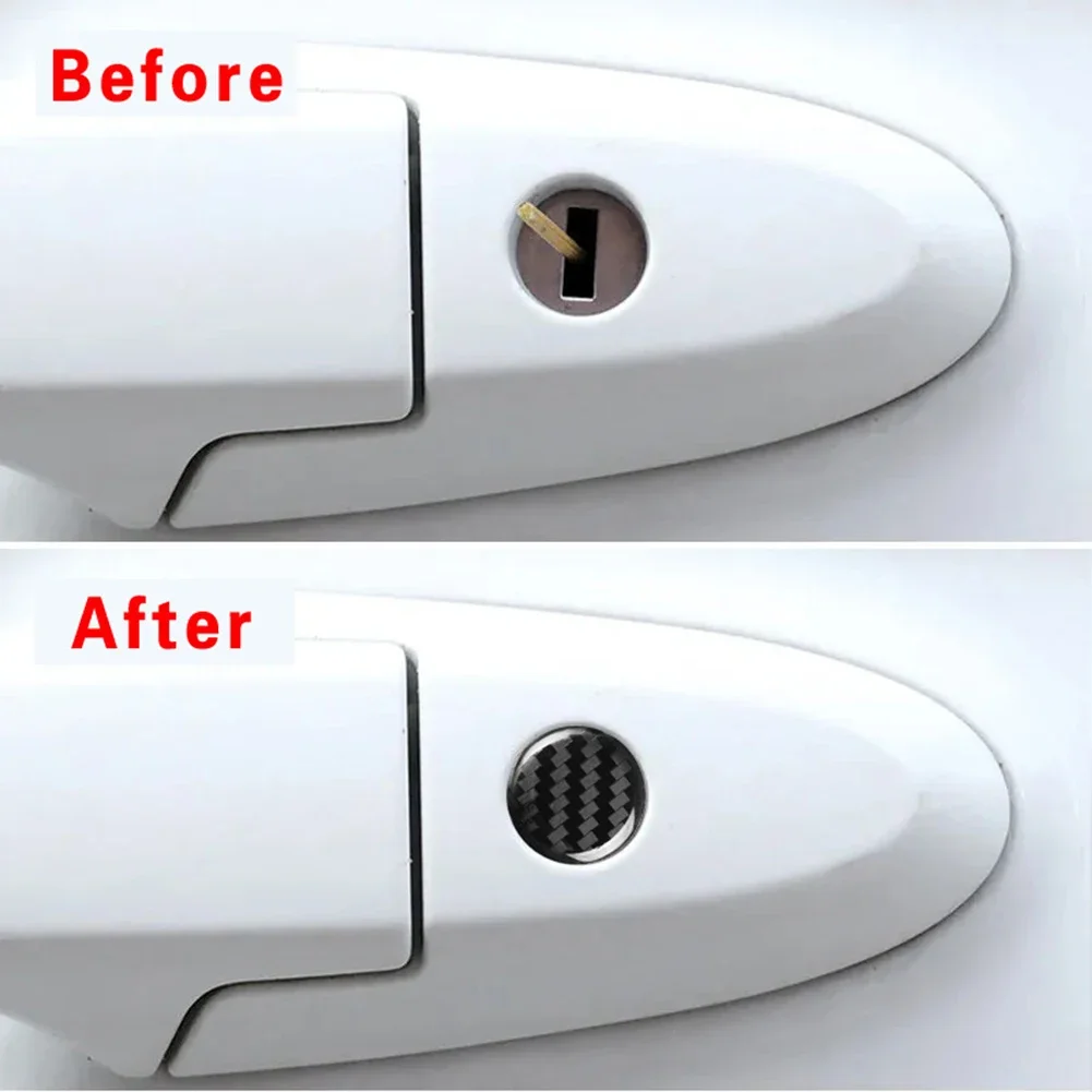 Stylish Keyhole Protection with Car Door Lock Sticker for BMW E46 E85 E60 F10 E39 F30 E36 F20 E87 E90 E70 X3