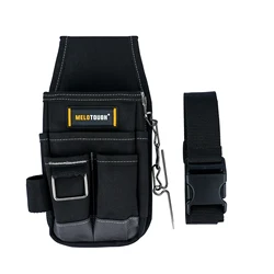 MELOTOUGH-Bolso Ferramenta Bolsa com Belt Clip, Utilitário Mini Ferramenta Organizador, eletricista e ferramenta de carpinteiro Bolsa