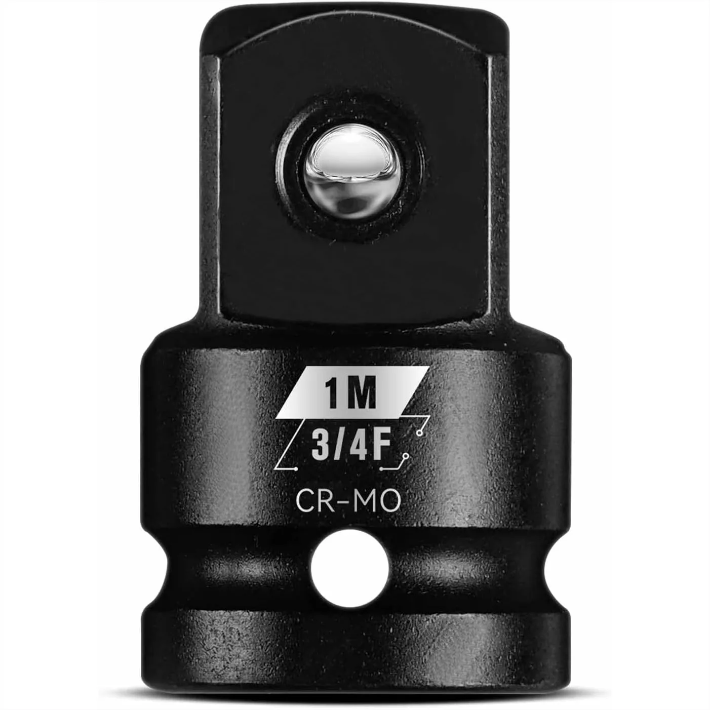 

3/4 Inch Female To 1 Inch Male Impact Socket Adapter Square Drive Reducer For Impact Driver Wrench
