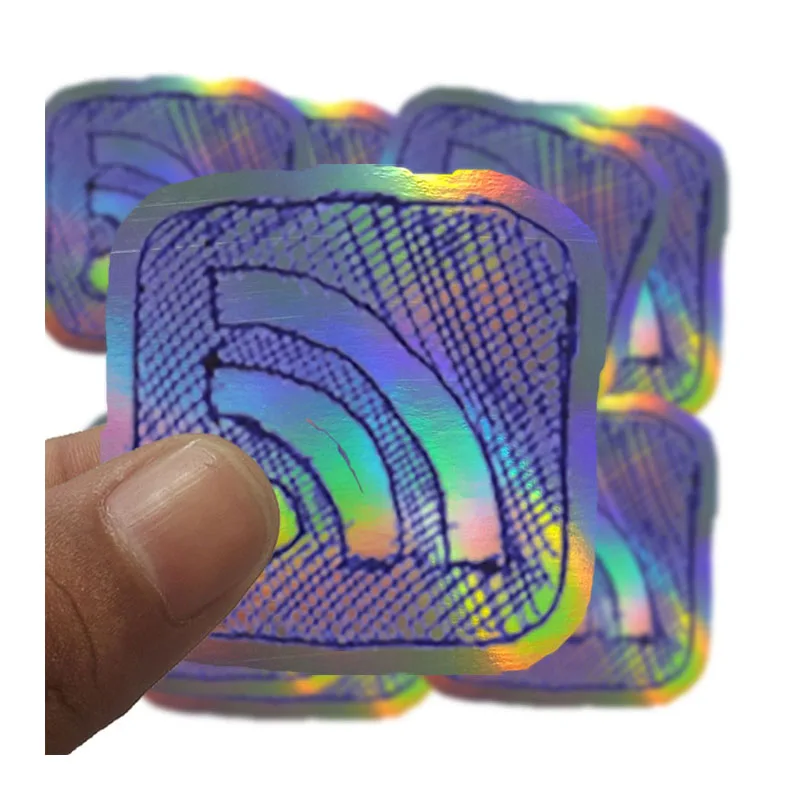 

Digital Printing Custom Hologram Warranty Security Seal Removed Tamper Evident VOID Holographic Laser Stickers Label