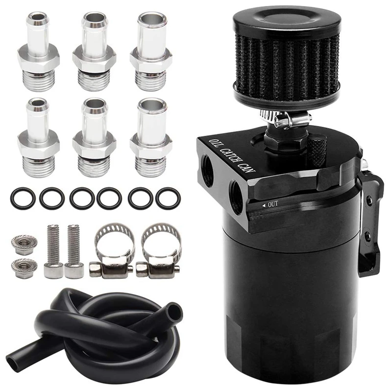 Car Universal 300ML Oil Breathable Can Engine Air Separator With Vent Hole Engine Air Oil Separator-A79P