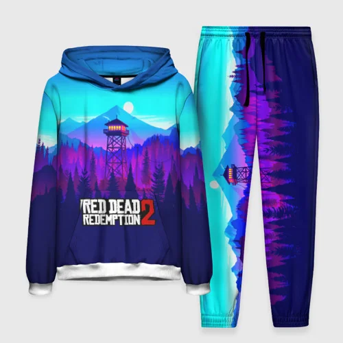 Game Red Dead Redemption 2 Hoodies Pants Suit 3D Print Men Women Adult Jogger Tracksuit Outfits Fashion Men's Clothing 2pcs Sets