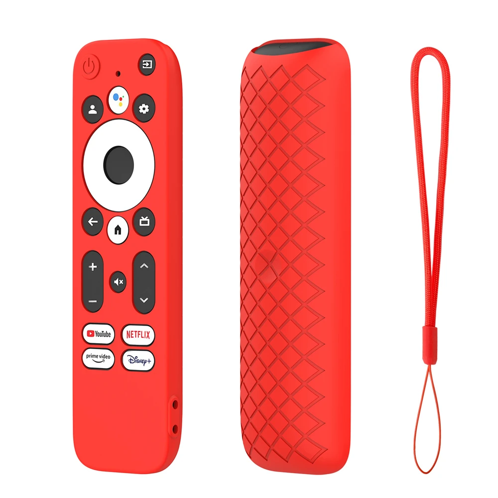 

Shockproof Remote Control Glowing Skin Protective Cover for MECOOL KD3 Android Stick Pouch Shell with Lanyard