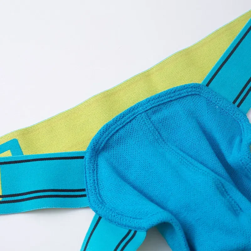 Sexy Thong Low Waist Panties Mens Breathable T-back Male Panties Hollow Bikini Gay Underwear Men Briefs Open Penis Hole Lingerie