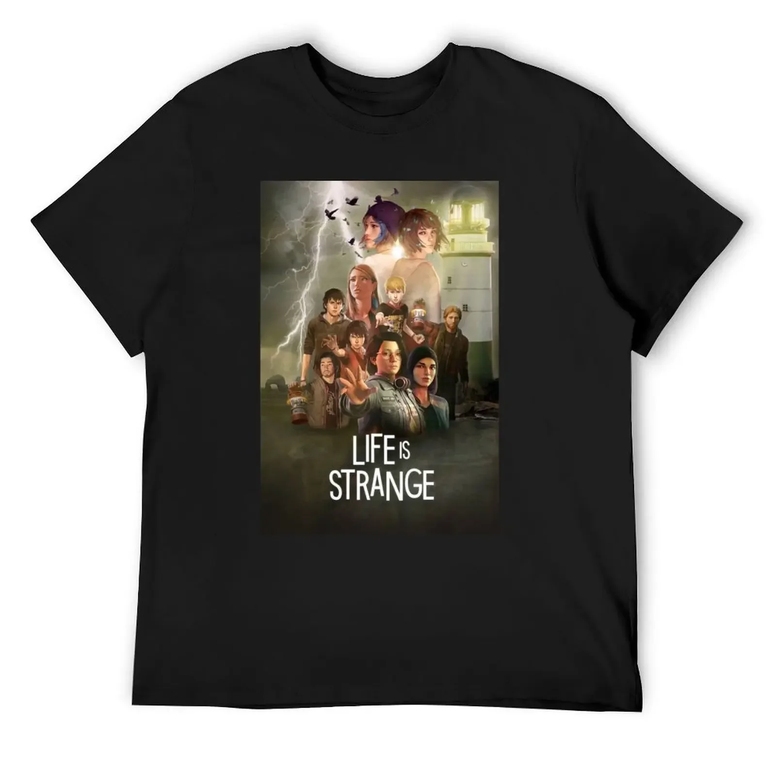 Life is strange cinematic movie T-Shirt customs plus size clothes heavyweights funny t shirts men