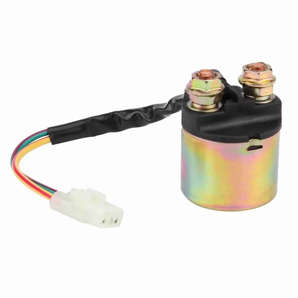 

Metal Starter Solenoid Relay Portable Stable Performance Starter Relay Solenoid for Honda TRX300/TRX350/TRX90/1988-2000