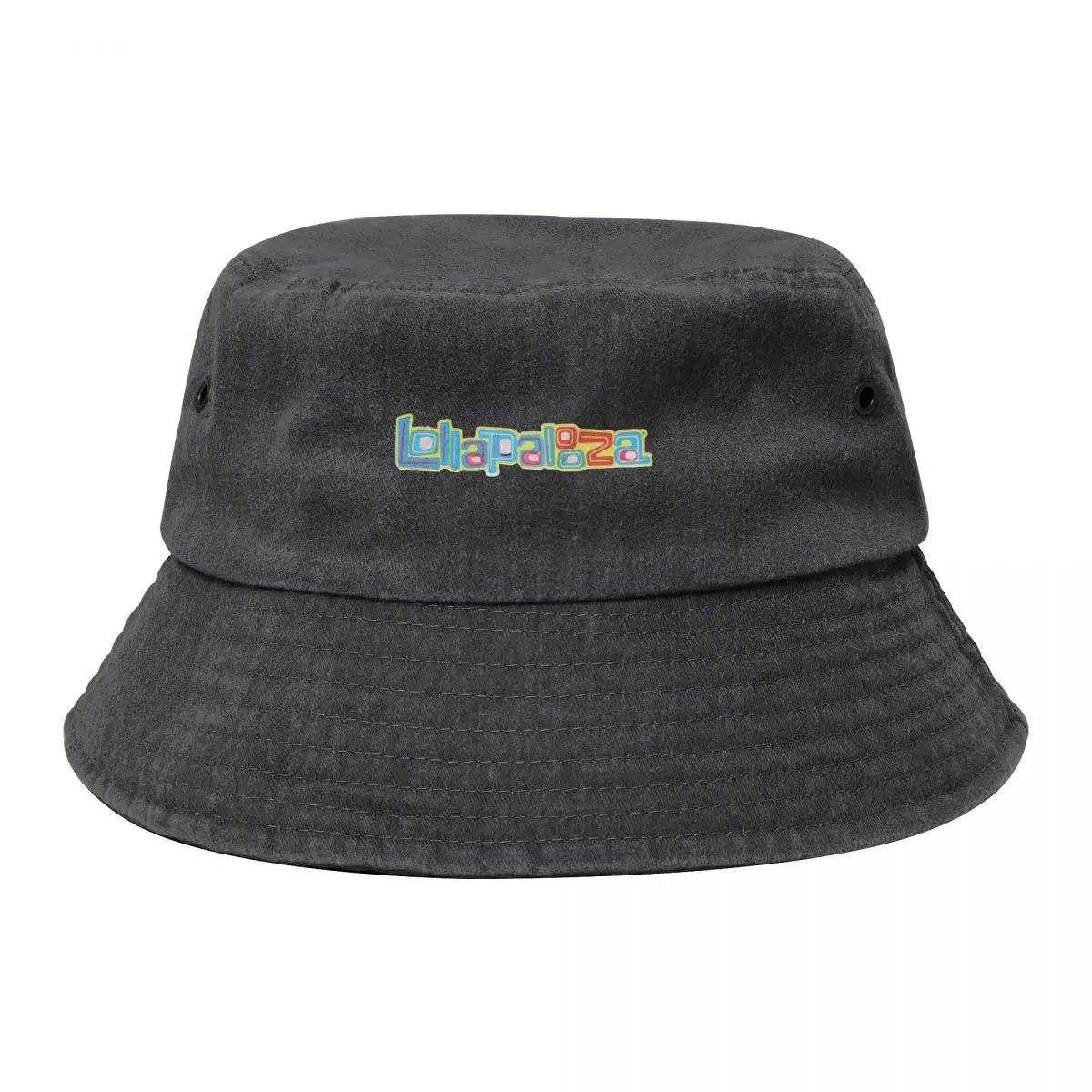 Lollapalooza หมวกบ็อบเบิ้ลหมวกบังแดด Topi Bucket 2023 2024ปาร์ตี้เดินป่าชายหาดของผู้หญิง