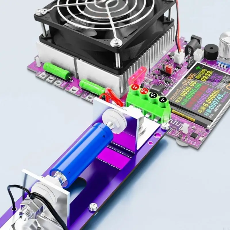 

E1PC Current Meter Detection Box Battery Holder 20A 4 Wire Battery Test Stand Battery Capacity Tester Fixture Seats