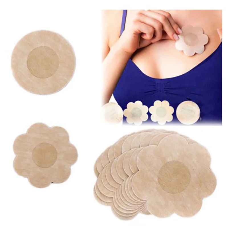 1/5/10pairs Women Nipple Pasties Nipple Covers Adhesive Breast Invisible Boob Stickers Accessories Disposable Female Sticky Bras