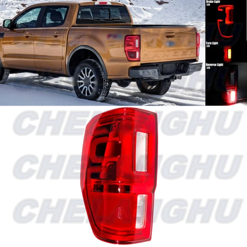 For Ford Ranger 2019 2020 2021 2022 2023 Left Side LED Tail Lights Rear Brake Lamp Car accessories KB3Z-13405-G