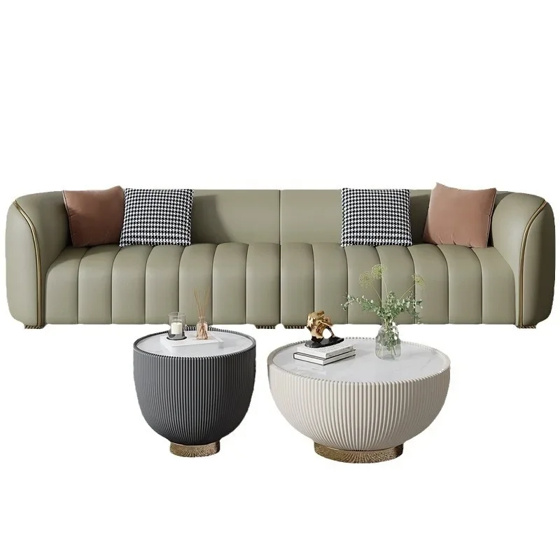 light luxury piano key sofa living room small apartment modern simple family KTV card seat three or four people straight