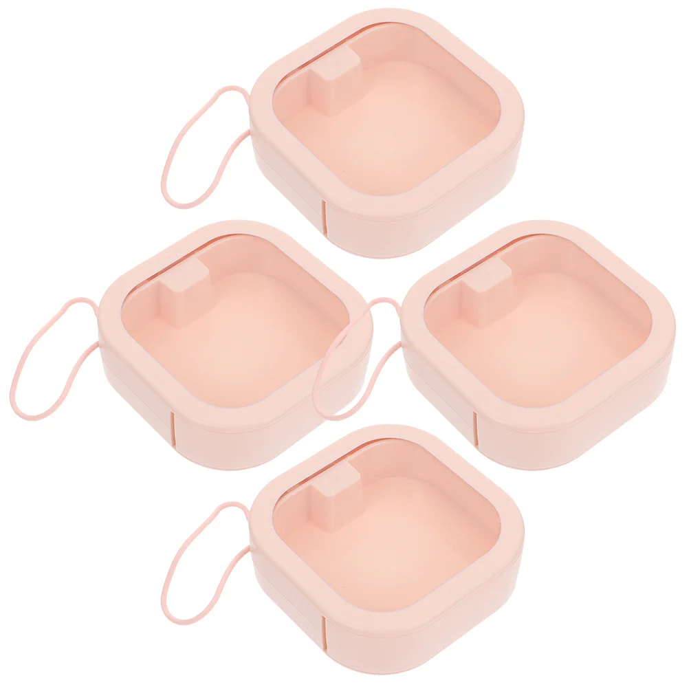 

4Pcs Multi-Function Storage Box for Girls Hair Accessories Organizer with Exquisite Workmanship Stylish Appearance Travel