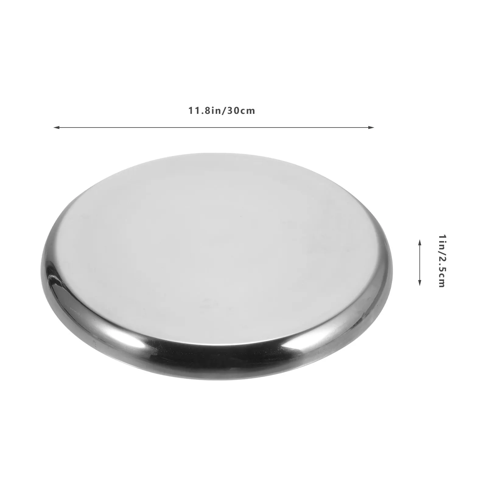 Stainless Steel Stool Seat Bar Round Replacement Seat Sturdy Metal Chair Part For Home Restaurant Pub Garden Sanding