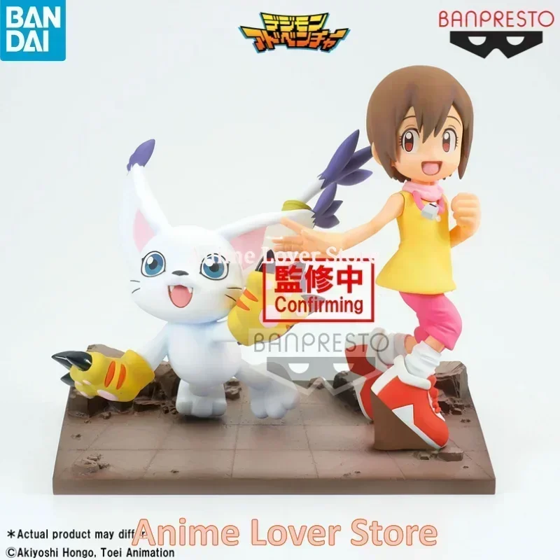 In Stock Bandai Original Digimon Adventure DXF Agumon Yagami Taichi Yamato Tailmon Patamon Anime Figures Toys for Kids Gift