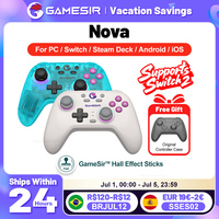Gamesir Nova PC Gamepads For Nintendo Switch 2 Controller Windows Steam Switch Android IOS Gamer Hall Effective Sticks HD Rumble